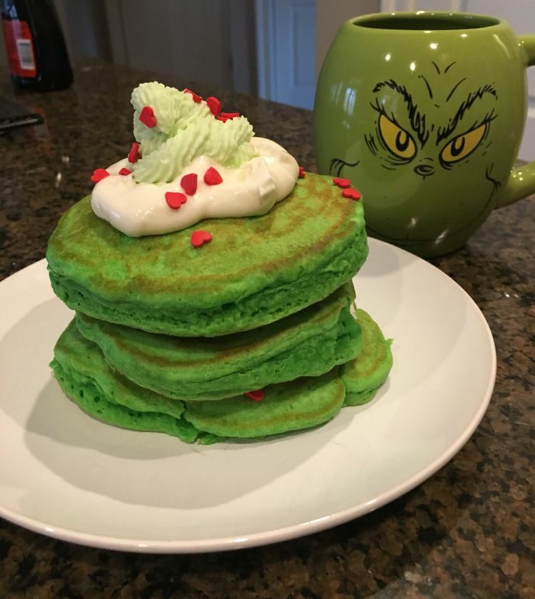 Copycat IHOP Grinch Pancakes Recipe