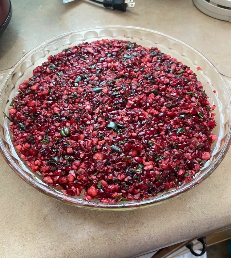 Cranberry-Jalapeño Cream Cheese Dip