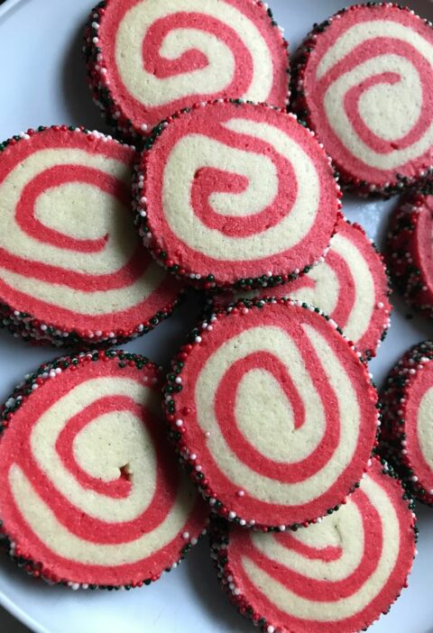 Christmas Pinwheel Cookies