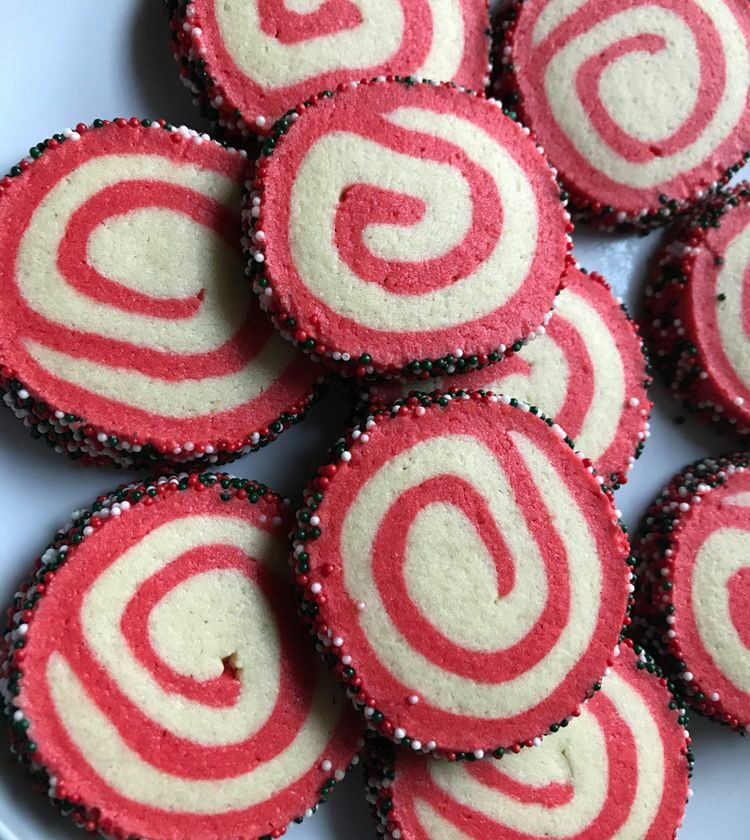 Christmas Pinwheel Cookies