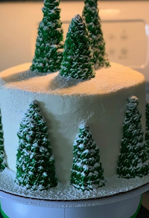 Christmas Tree Cake